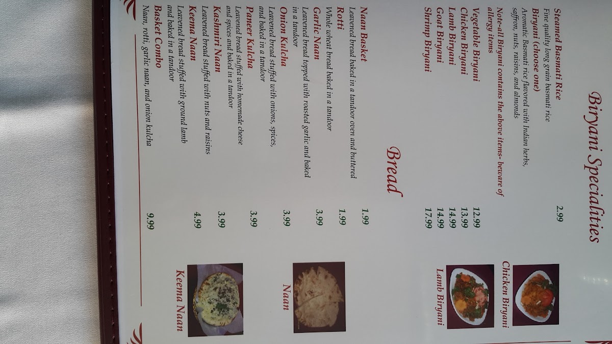 Mount Everest Restaurant And Bar - Hampden Menu-1