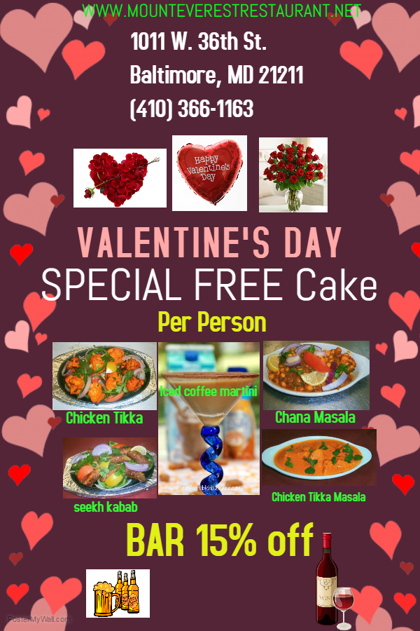 Mount Everest Restaurant And Bar - Hampden Menu-4